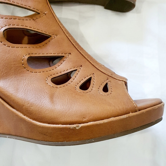 Forever Peep Top Wedge Bootie - Picture 9 of 11